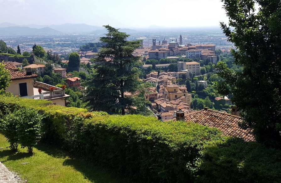 Overlooking Bergamo Citta Alta
